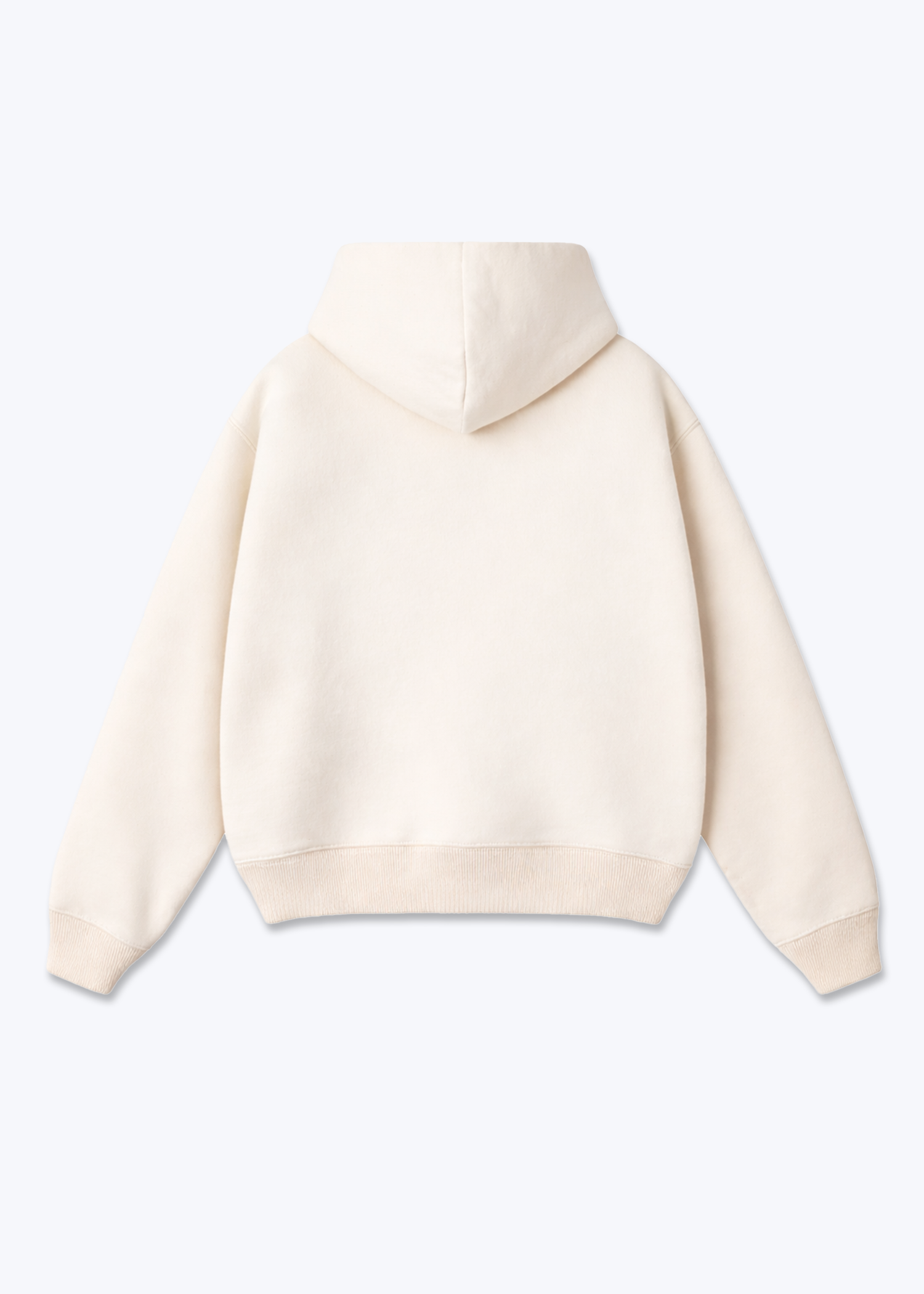 Oversized Hoodie - Beige Back Base