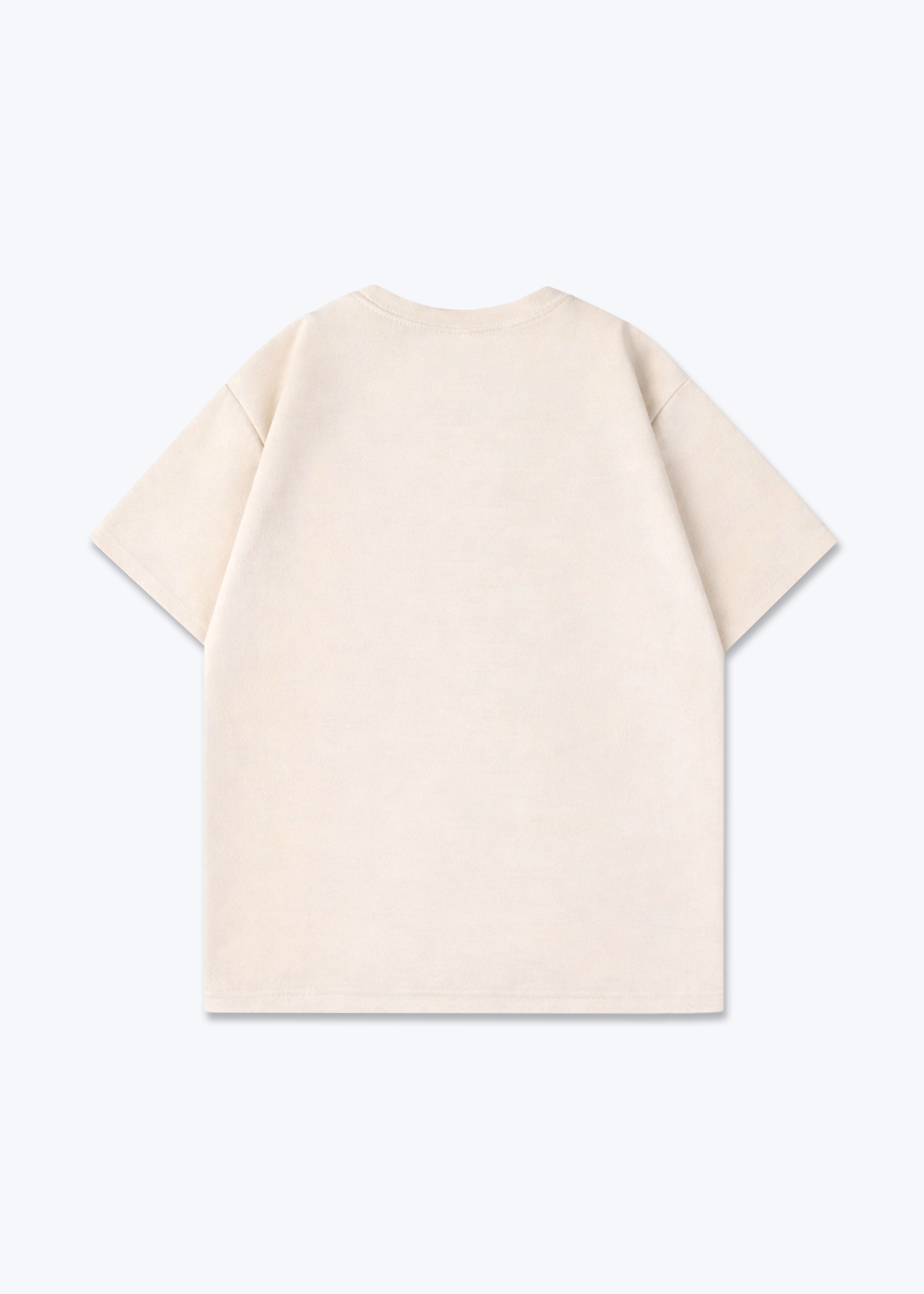 MAKE YOUR LIFE TEE - Beige Back Base