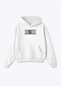 Oversized Hoodie - White Front (Designed)