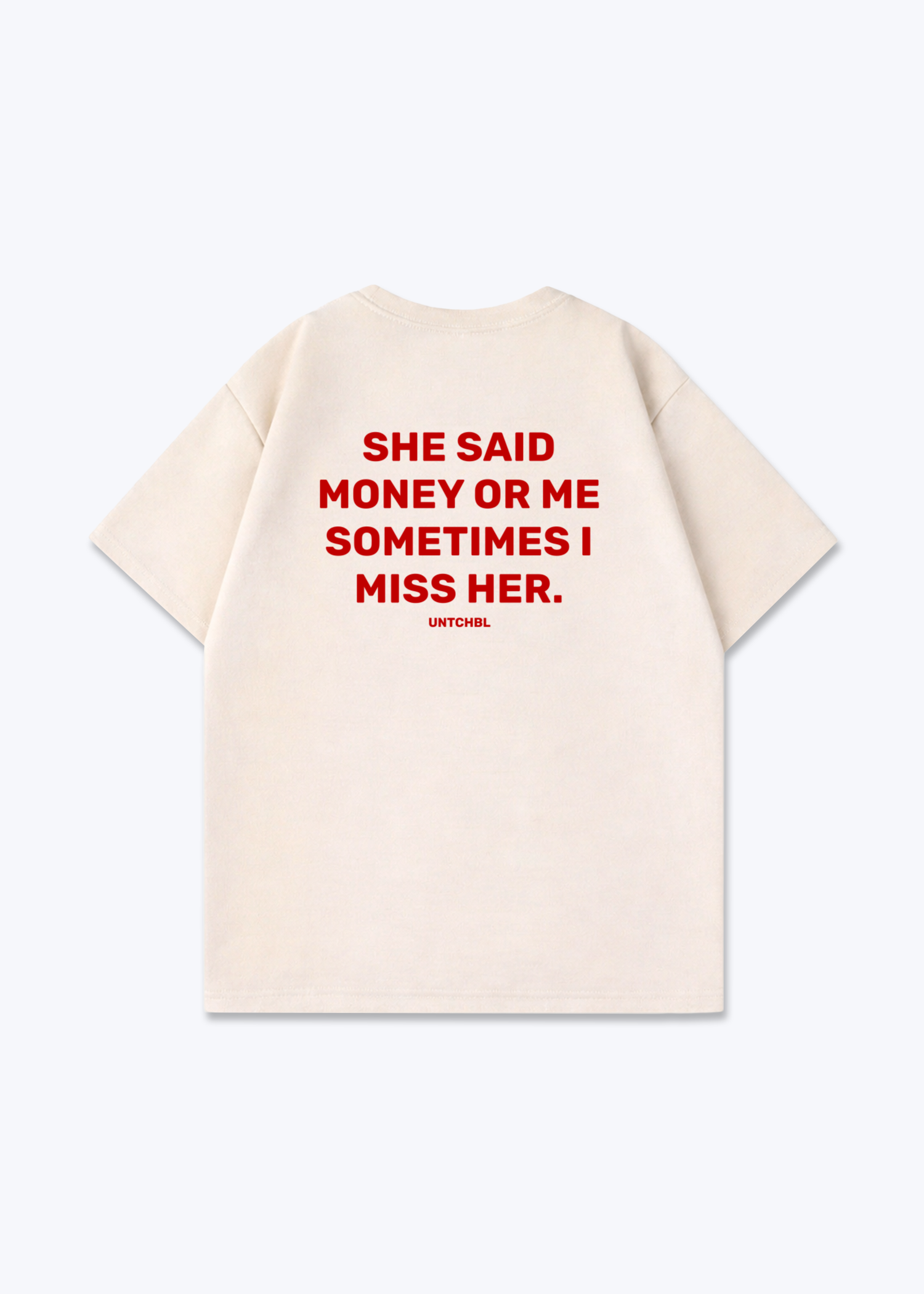MONEY OR ME - Beige Back (Designed)