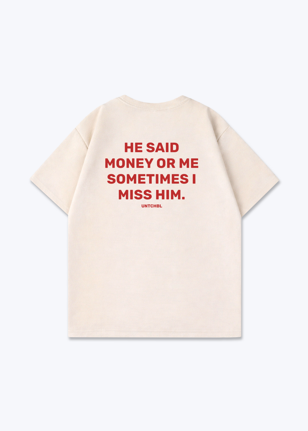 HE SAID - Beige Back (Designed)