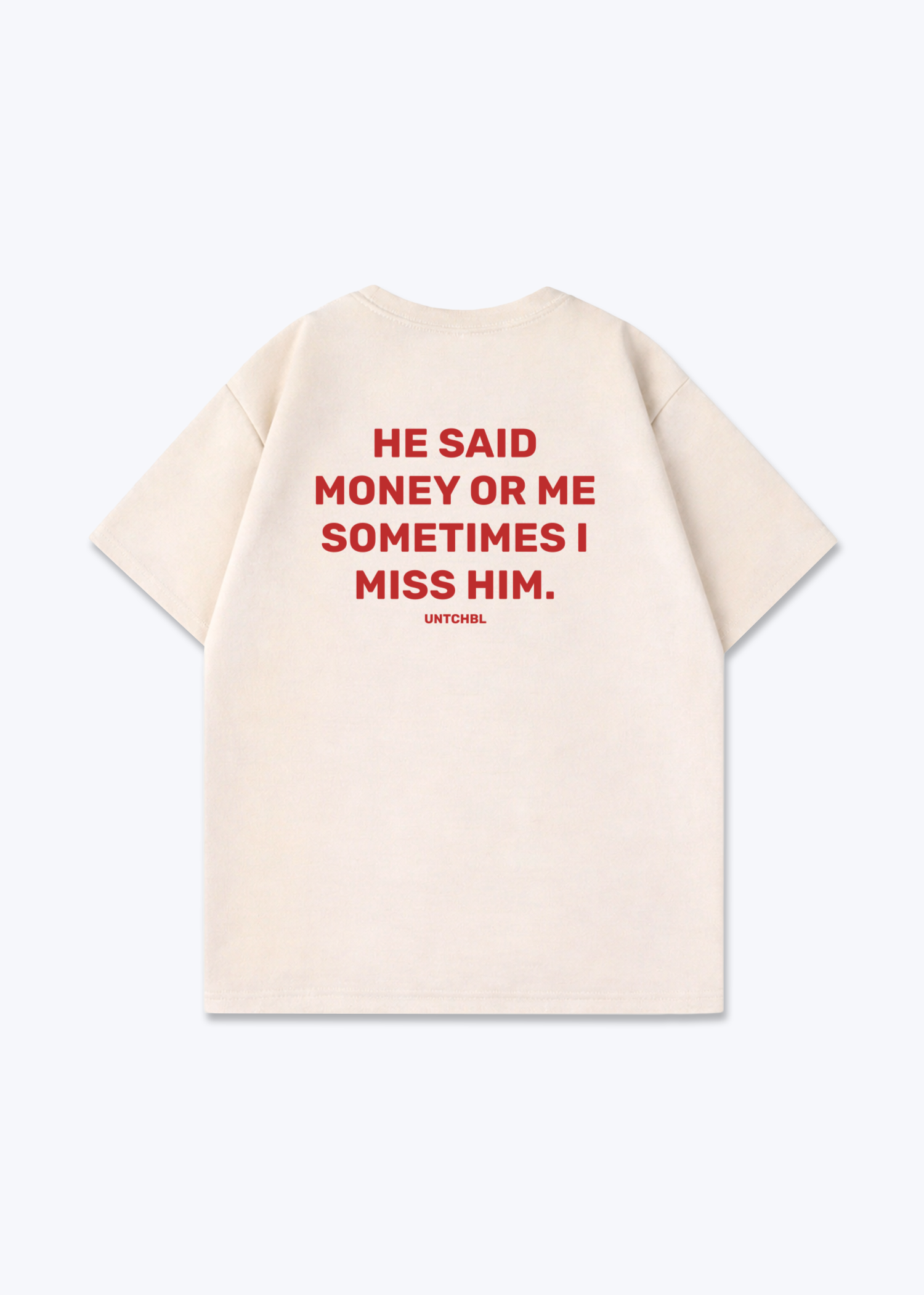 HE SAID - Beige Back (Designed)
