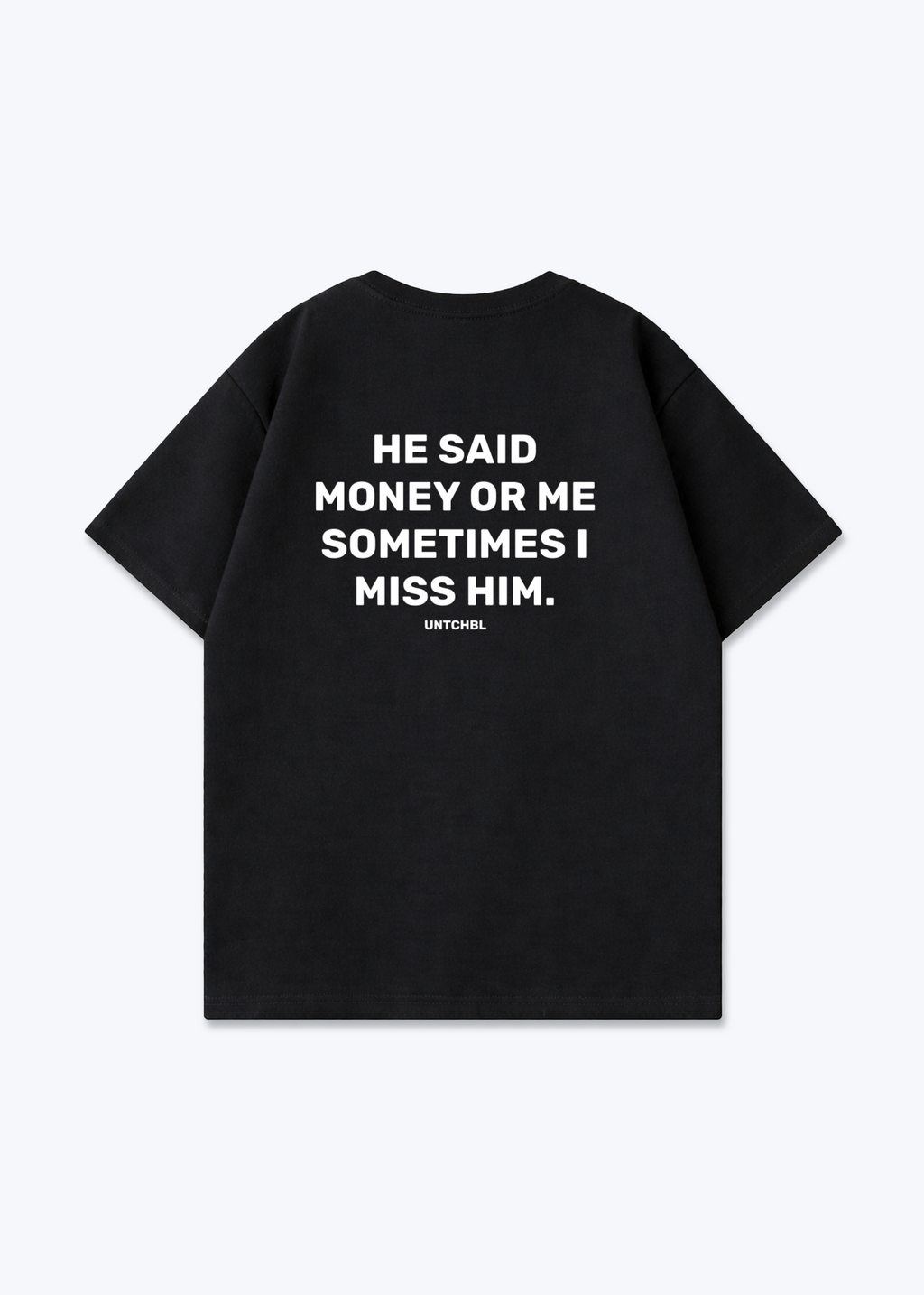 HE SAID - Black Back (Designed)