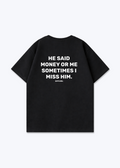 HE SAID - Black Back (Designed)