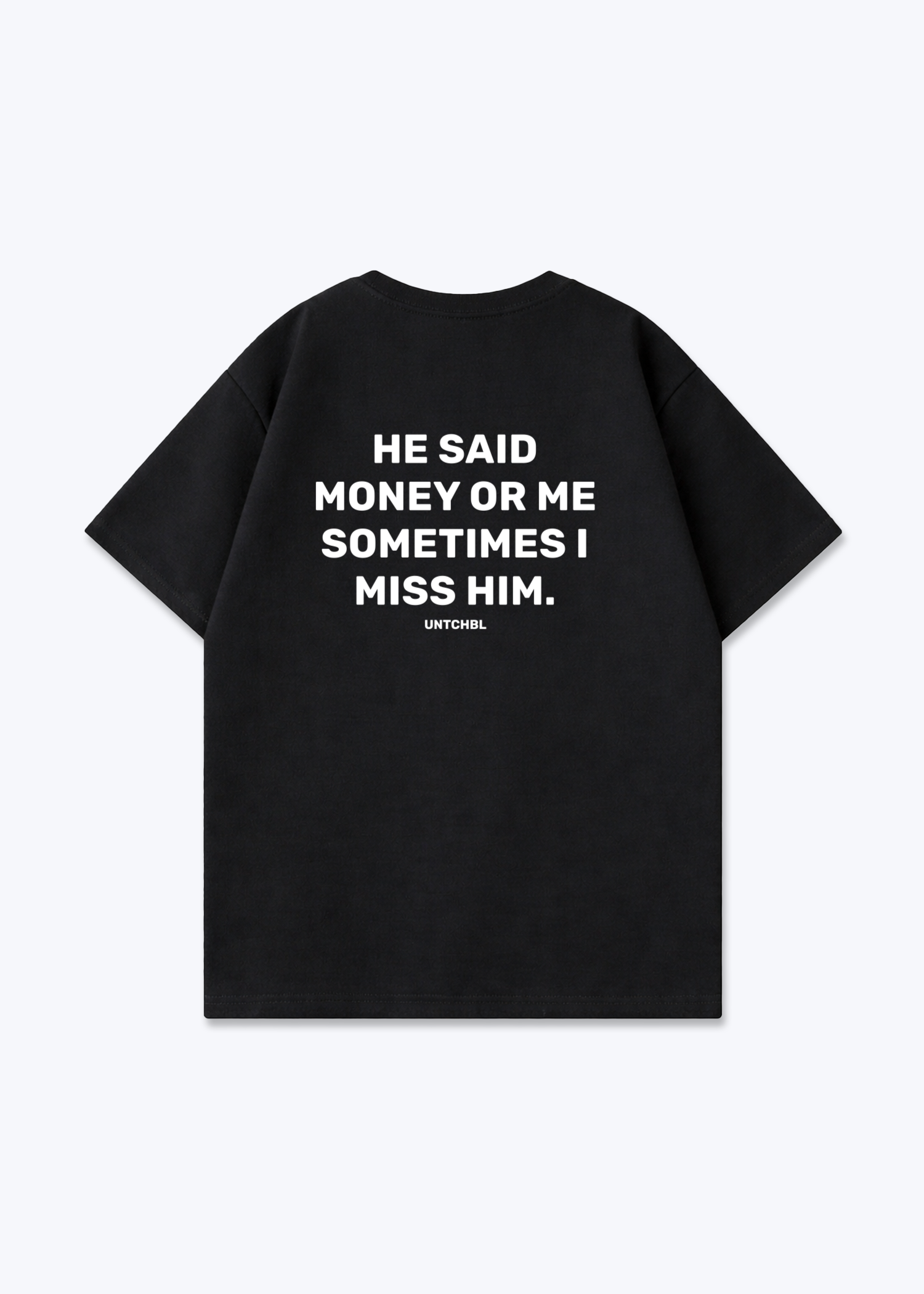 HE SAID - Black Back (Designed)