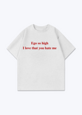 Oversized Shirt - White Front (Designed)