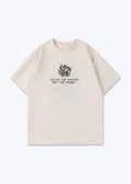 SOLVE THE SYSTEM TEE - Beige Front (Designed)