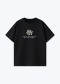 SOLVE THE SYSTEM TEE - Black Front (Designed)