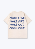 MAKE TEE - Beige Back (Designed)