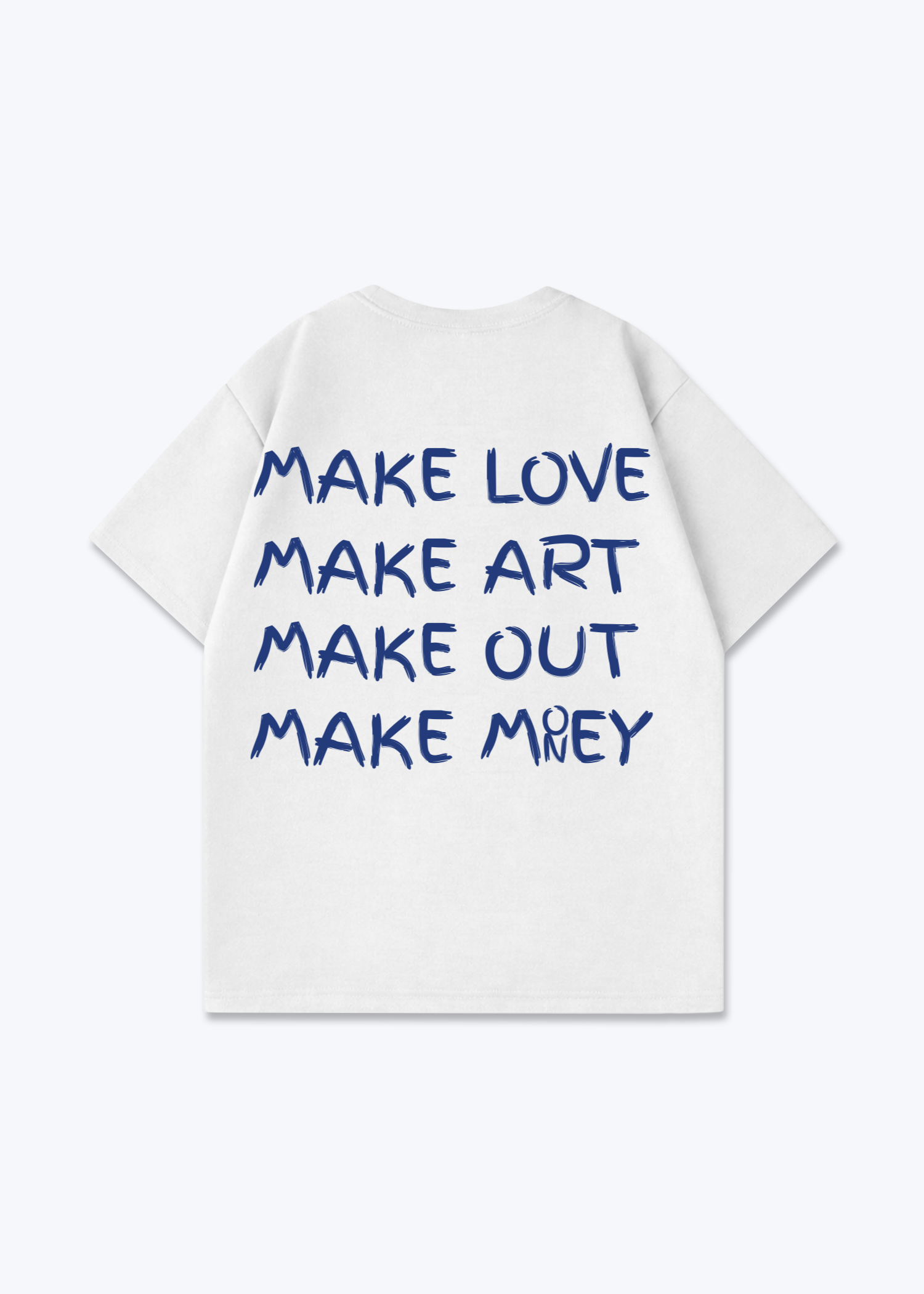 MAKE TEE - White Back (Designed)