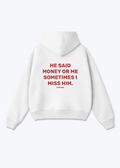 HE SAID HOODIE - White Back (Designed)