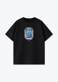 Oversized Shirt - Black Front (Designed)