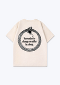 SURRENDER TO CHANGE TEE - Beige Back (Designed)