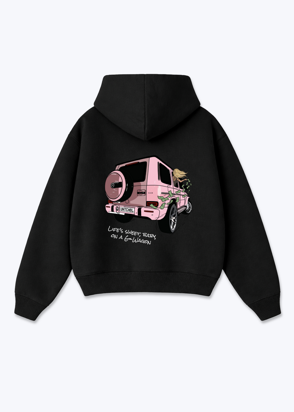 G-WAGON HOODIE - Black Back (Designed)