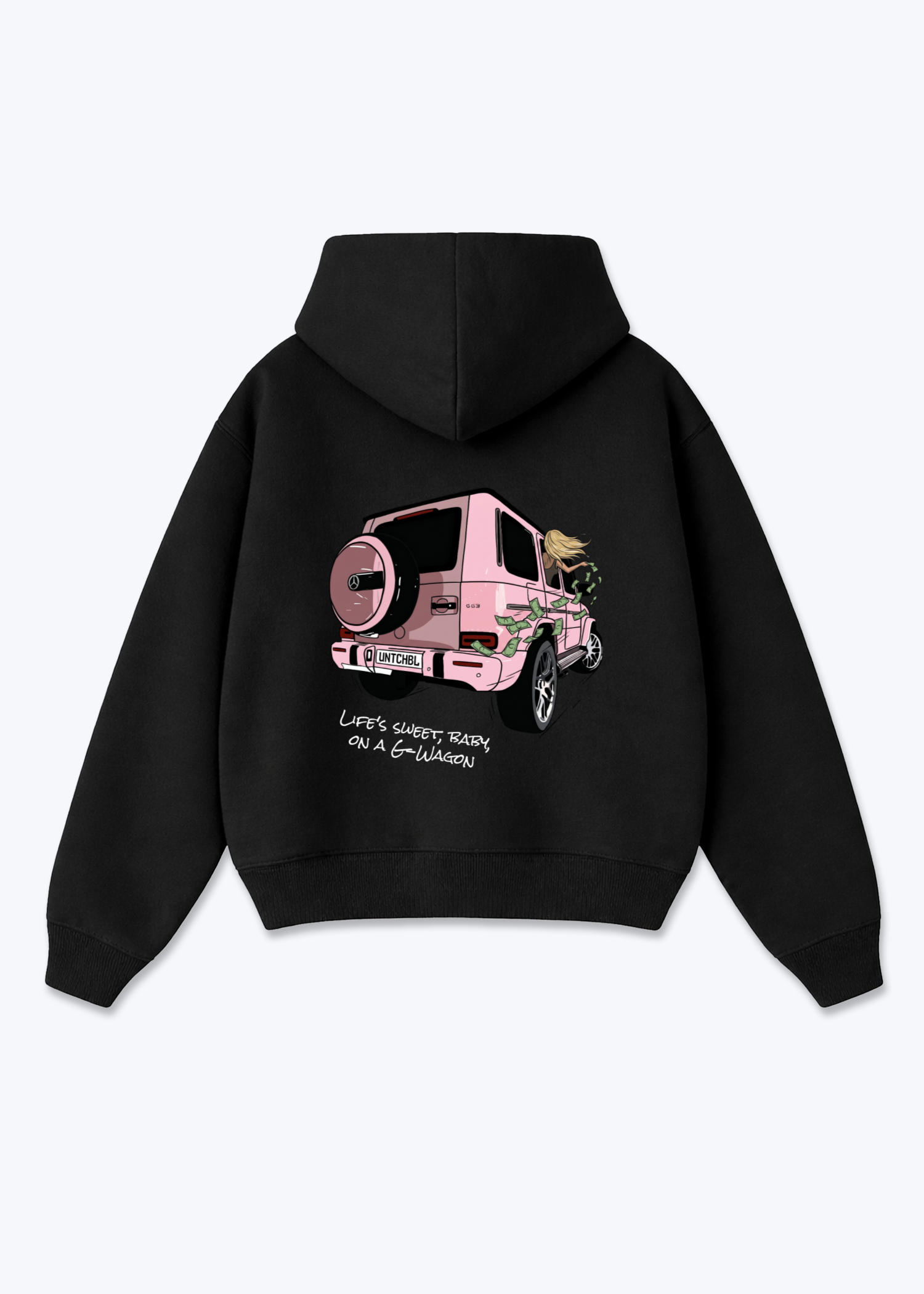 G-WAGON HOODIE - Black Back (Designed)