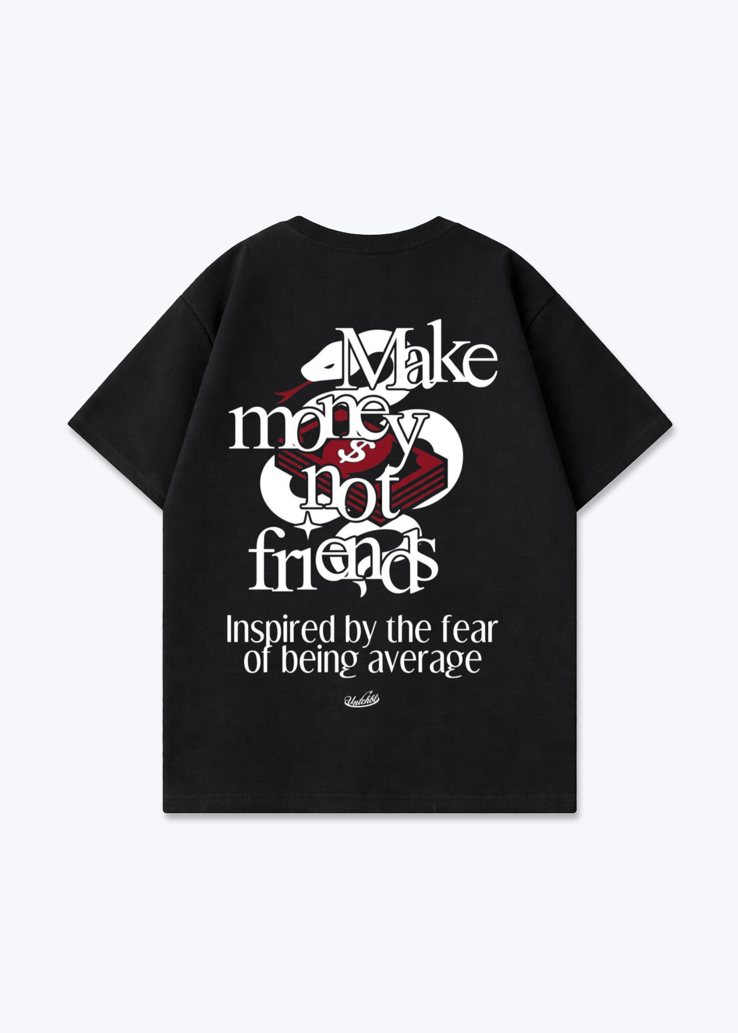 MMNF TEE - Black Back (Designed)