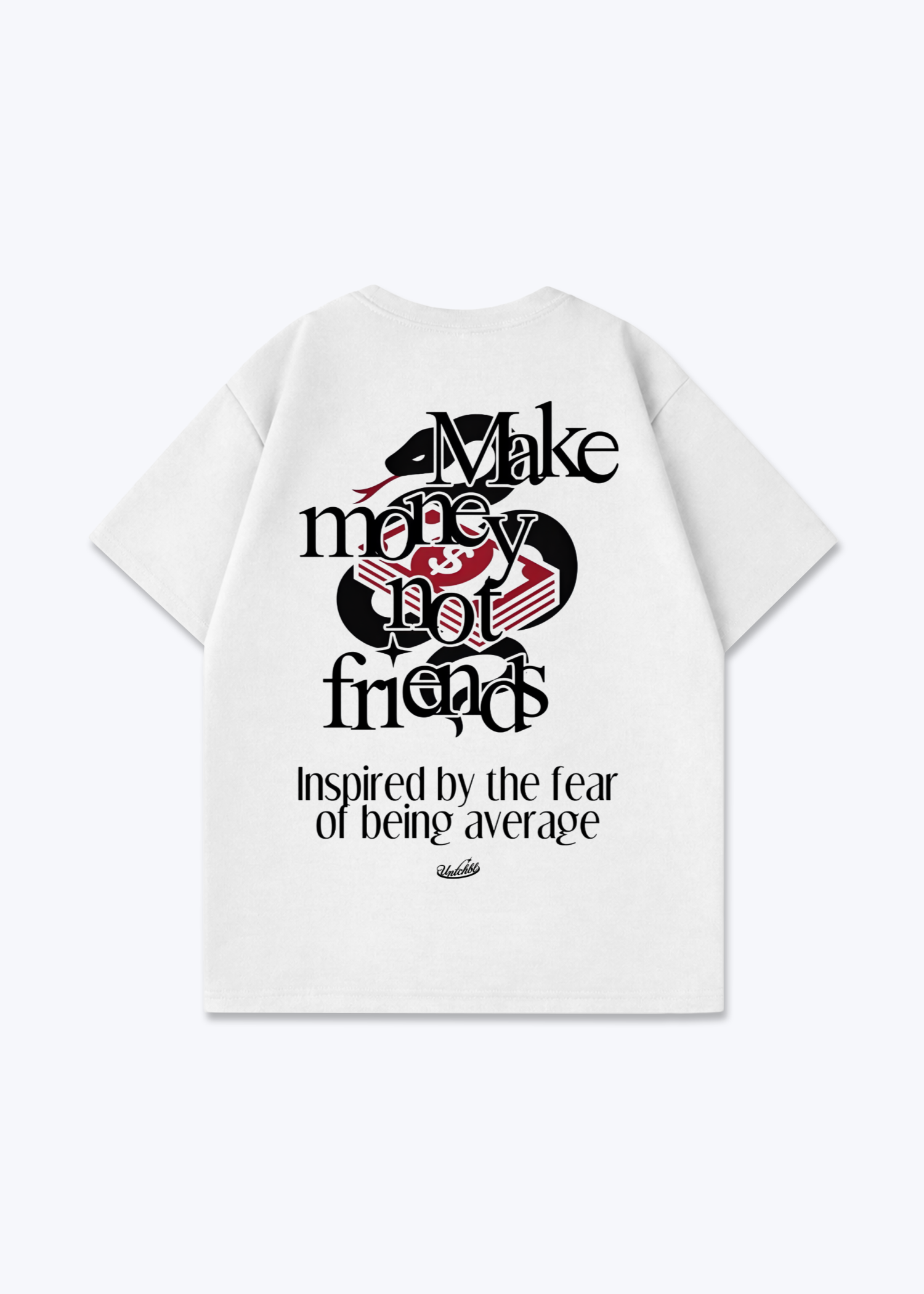 MMNF TEE - White Back (Designed)