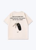 LAMBO KEY TEE - Beige Back (Designed)