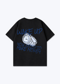WAKE UP TEE - Black Back (Designed)