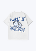 WAKE UP TEE - White Back (Designed)