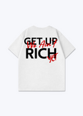 GET UP TEE - White Back (Designed)