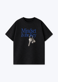 MINDSET IS KEY TEE - Black Front (Designed)