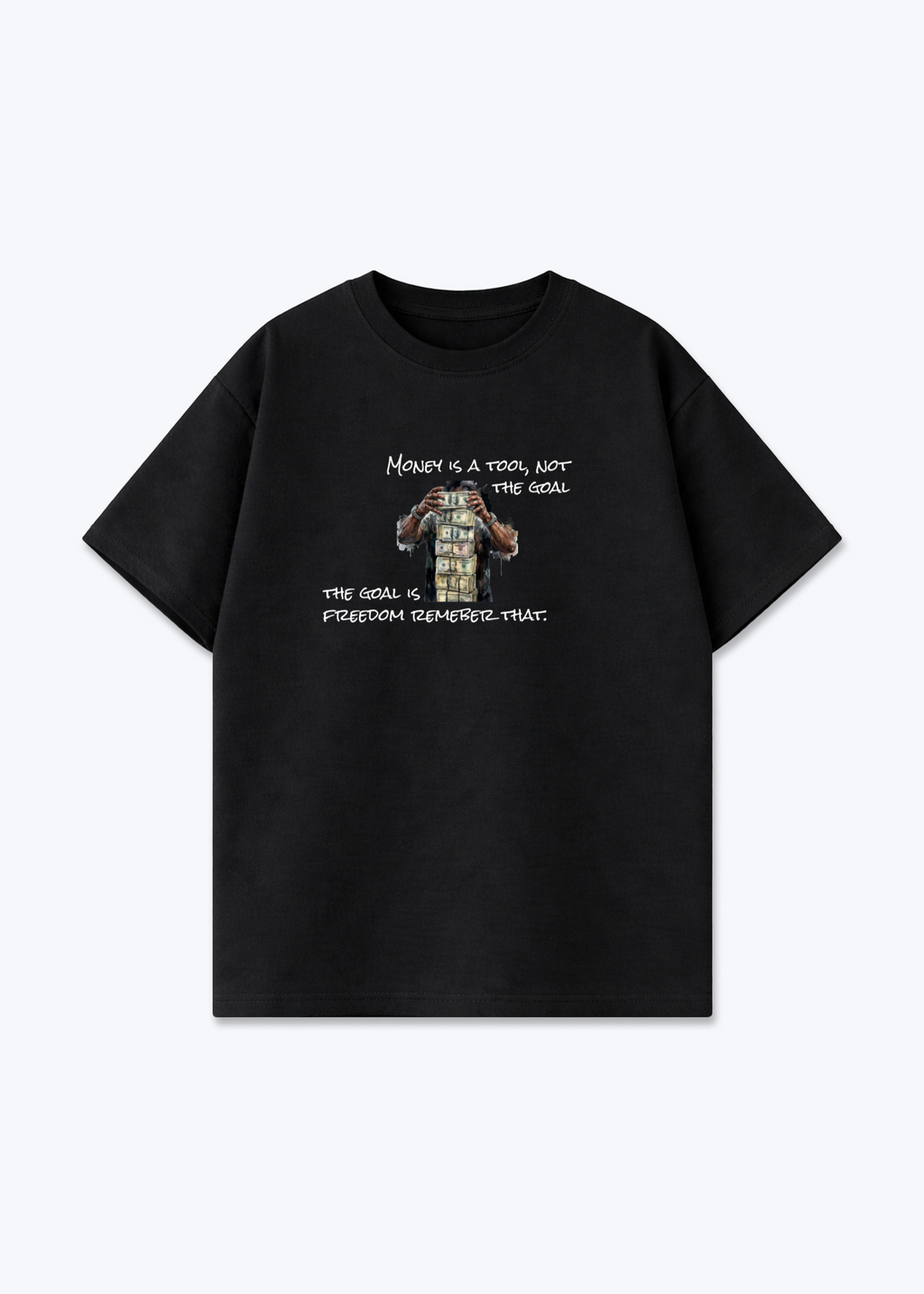 MONEY IS A TOOL - Black Front (Designed)
