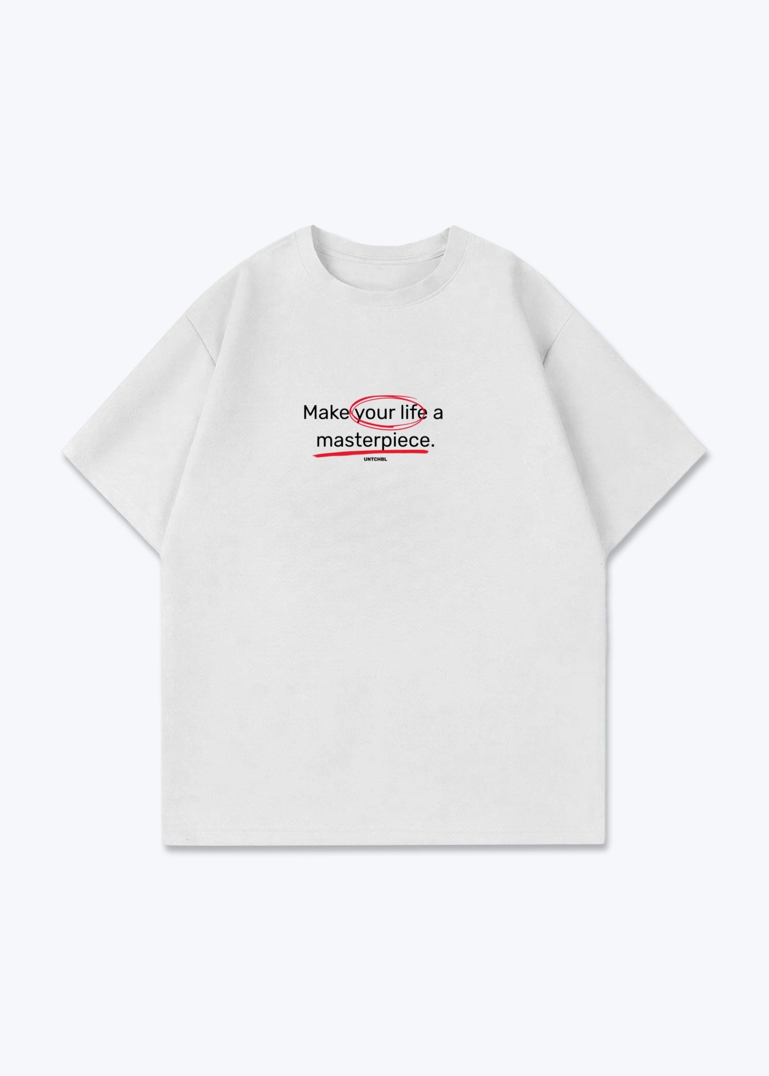 MAKE YOUR LIFE - White Front (Designed)
