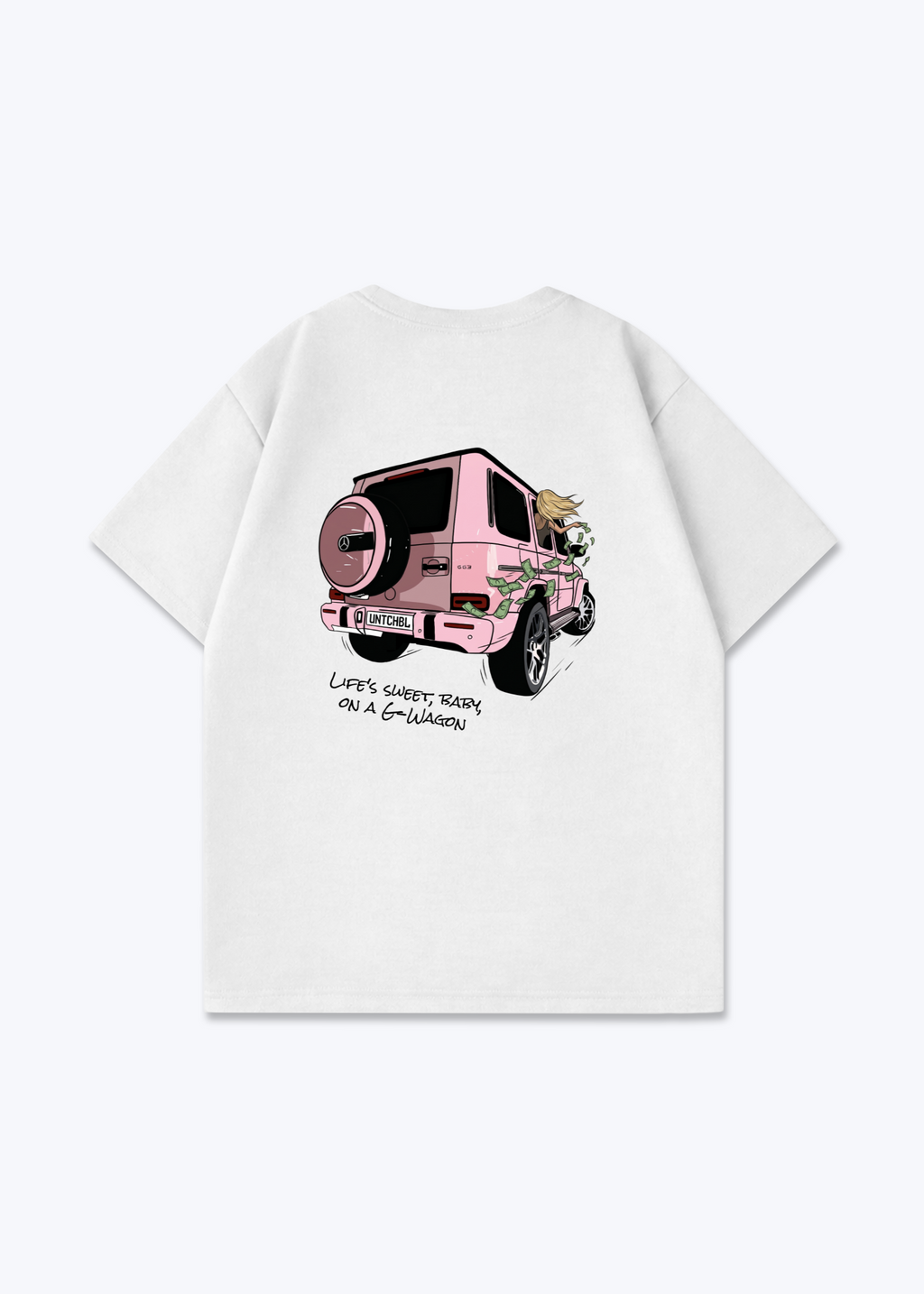G-WAGON TEE - White Back (Designed)
