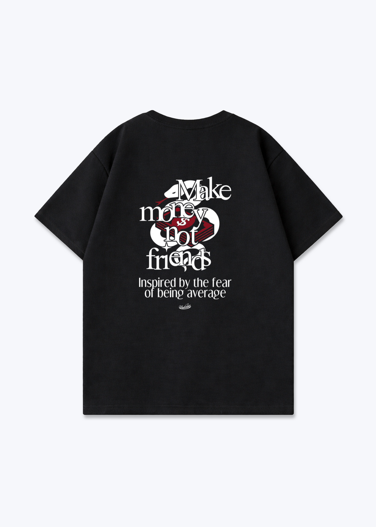 MMNF TEE - Black Back (Designed)